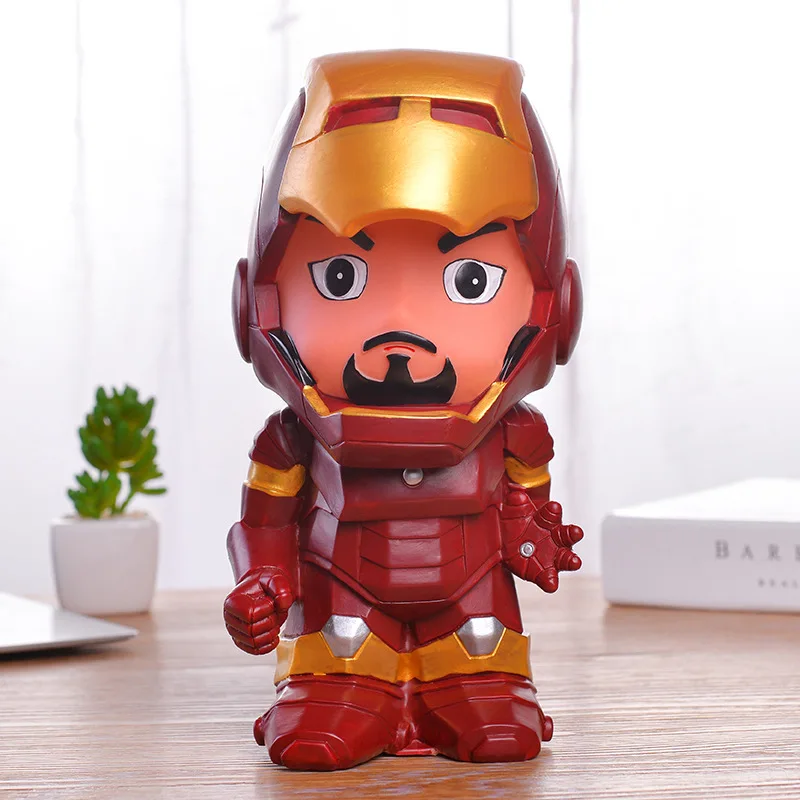 Копилка Marvel Мстители Человек-паук Железный человек Капитан Америка монета