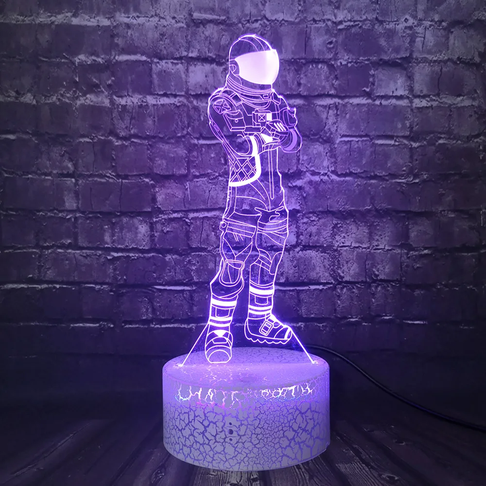 Светодиодный ночной Светильник игровую тематику PUBG TPS Прохладный битва темно