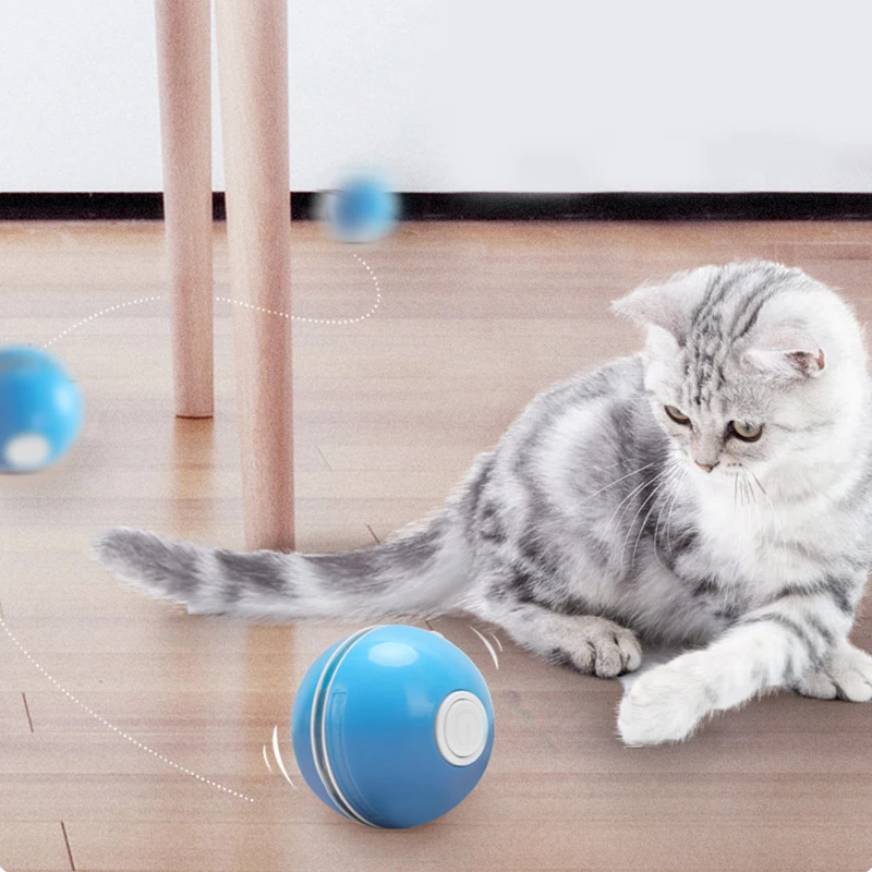 Умная игрушка для кошек интерактивная электронная самовращающаяся вращающаяся