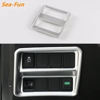 abs matte head fog light lamp adjust button switch control cover for nissan qashqai j11 2014 2019 car styling accessories