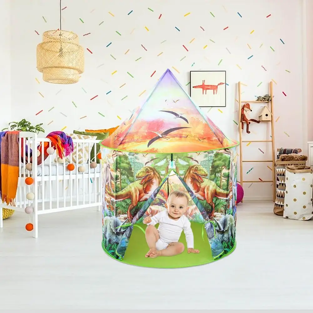 

Dinosaur World Baby Children's Play House Tent For Kids Fun Toys Tents Indoor Outdoor Foldable Tent Child Gift