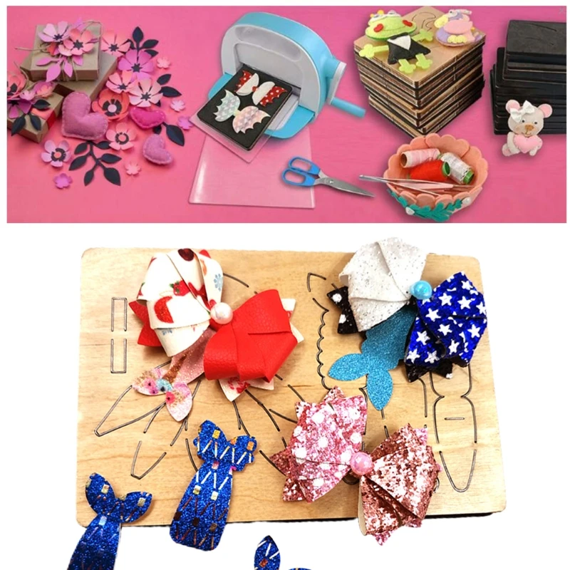 

Hairpin Bowknot Diy Wooden Mold Beauty Tray Mold Serving Board Mold for Jewelry Storage Home Decoration