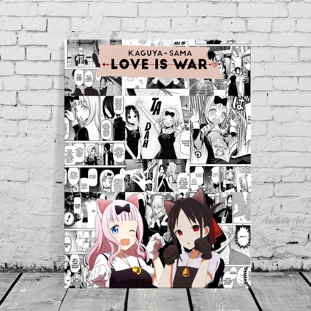 

Kaguya and Chika Kaguya Sama Anime Home Decor Canvas Painting Wall Picture Living Room Decoration Art Poster Print