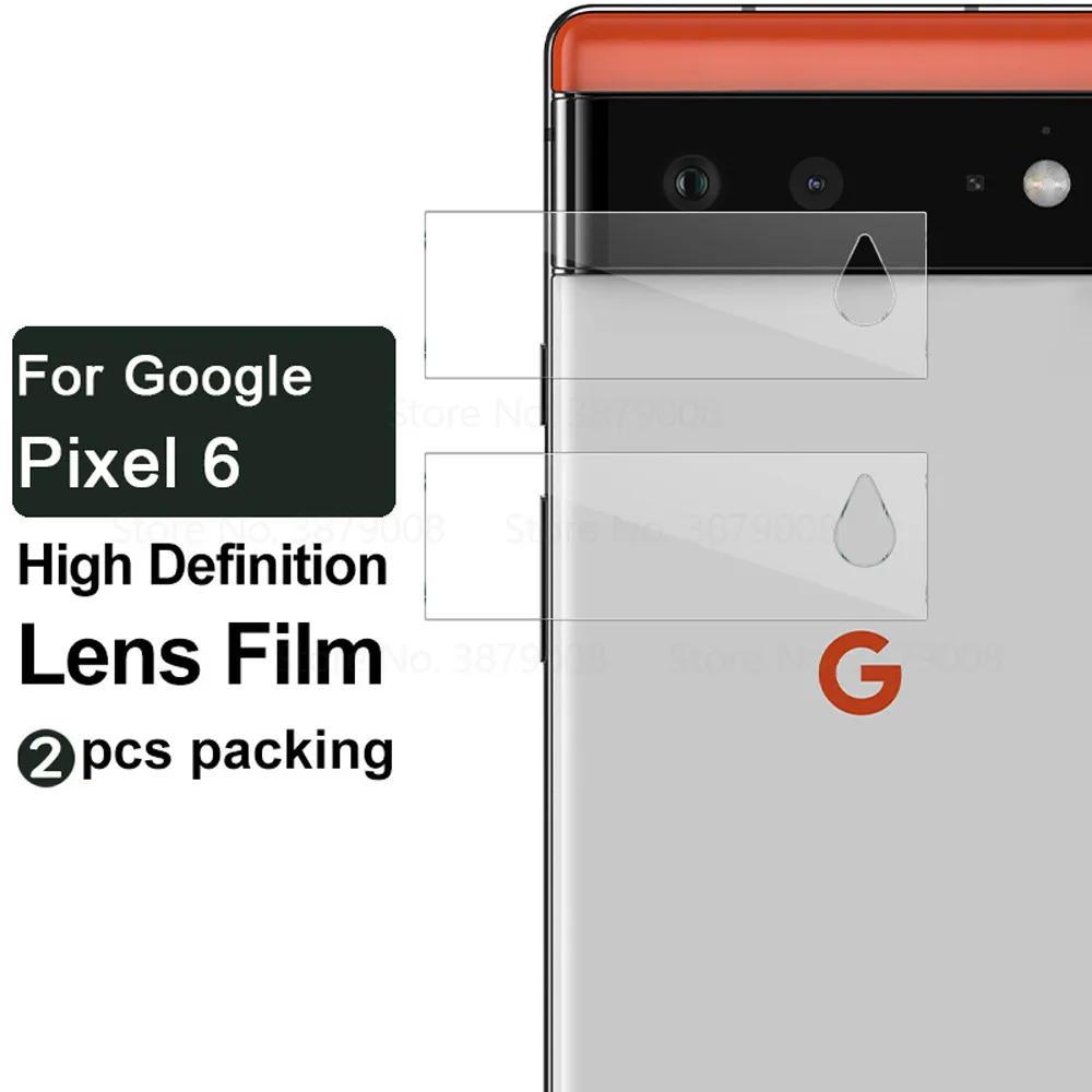 Защитная пленка для объектива Google Pixel 6 Pro защитная из закаленного стекла камеры