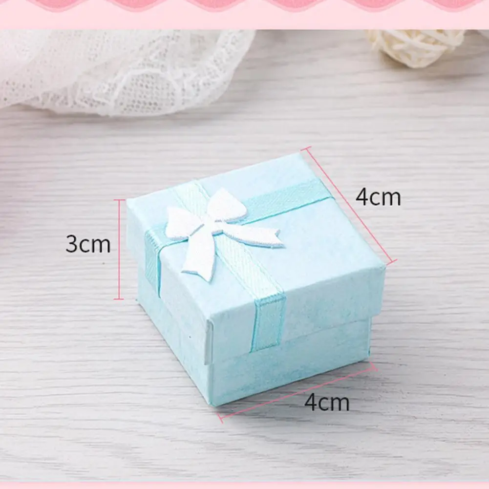 

1 Pieces Fine Jewery Organizer Box For Rings Earrings Best and For Families the Case with Friends Gift Refined Jewellery is Z7Q4