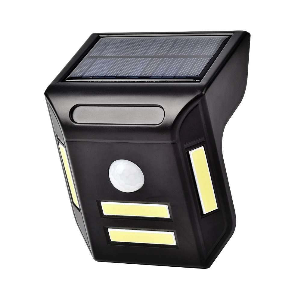 NEWKBO 4 COB LEDs Solar Powered Motion Sensor Light Waterproof Wall Lamp for Path Garden | Освещение