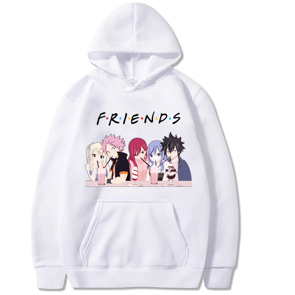 

2022 Hot Fairy Tail Women Hoodies Natsu Lucy Gray Elza Classic Comic Classic Anime Japan Cotton Unisex Fleece Men Sweatshirts