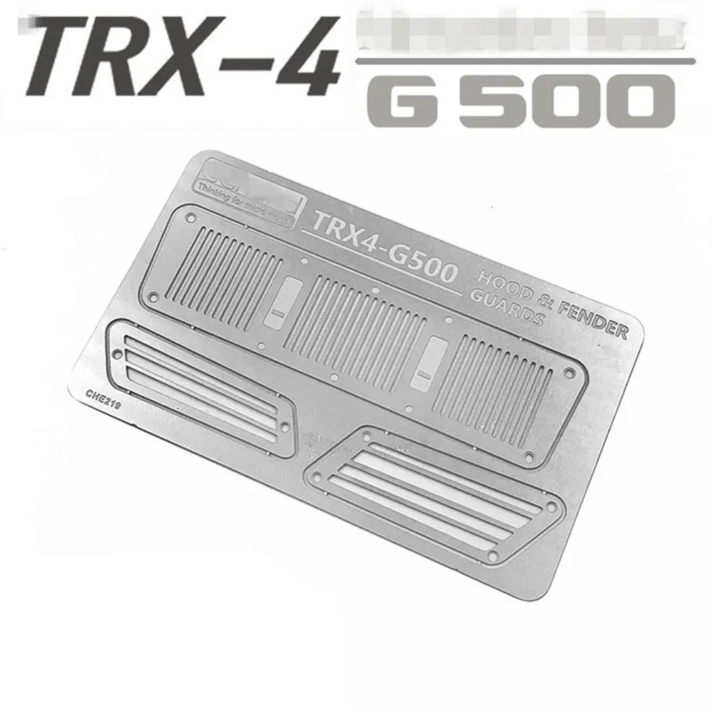 Металлическая впускная решетка радиатора для 1/10 TRAXXAS TRX4 G500 TRX6 G63 6X6 RC гусеничные