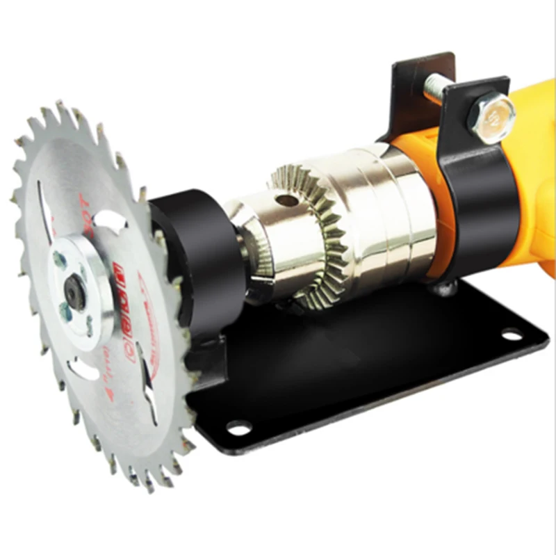 electric drill cutting polishing grinding seat stand holder set machine bracket 2 wrenchs 2 gaskets metal saw blade accessories free global shipping