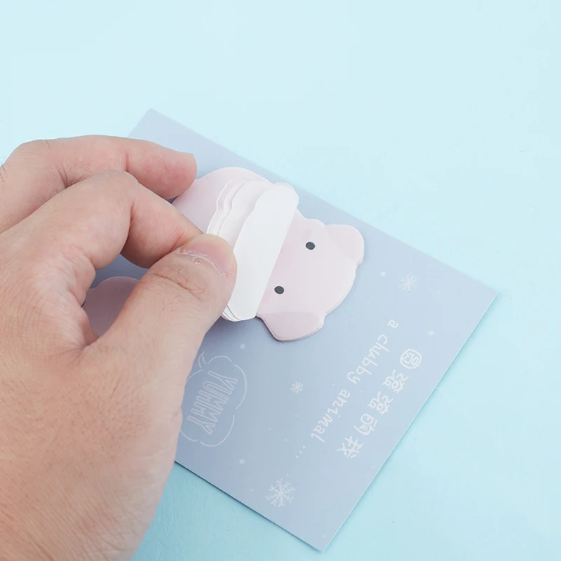 

1X Kawaii Panda Puppy Alpaca Memo Pad Sticky Notes School Supply Stationery