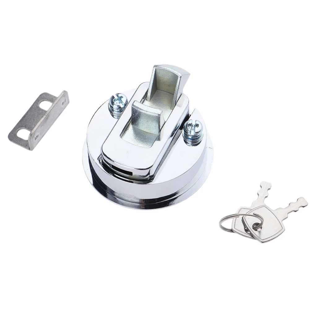 

Chromed 2" Locking Flush Pull Slam Latch, 2" Door Boat Hatch
