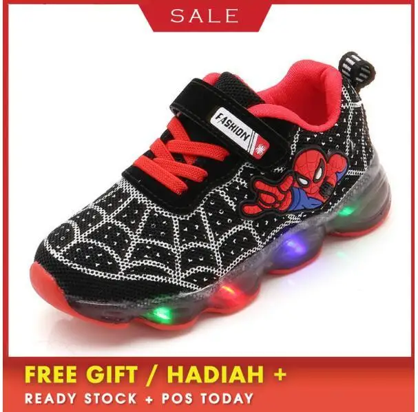 BOUSSAC кроссовки для мальчиков и девочек с изображением Человека паука детская