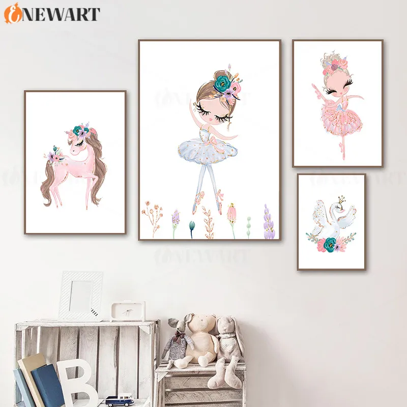 Детский Настенный холст для детской комнаты украшение спальни декоративное