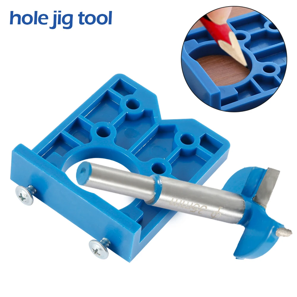 Деревянный зажим 35 мм для шарниров петель установки карманных отверстий