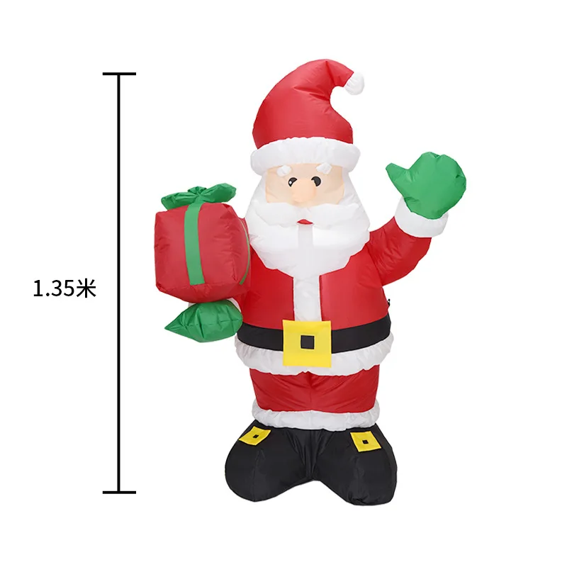 

2021 LED Luminous Christmas Old Inflatable People Party Toy Candy Garden Garden Living Room Decoration Products