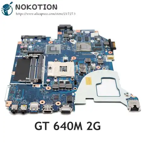 Материнская плата NOKOTION NB.RZP11.001 для Acer aspire E1-571G V3-571G V3-571 NBRZP11001 q5wv основная плата для ноутбука GT640M 2 Гб