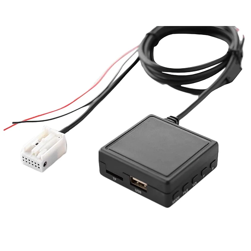 Автомобильный Bluetooth 5 0 AUX Кабель адаптер TF USB подходит для Peugeot 207 307 407 308|Кабели