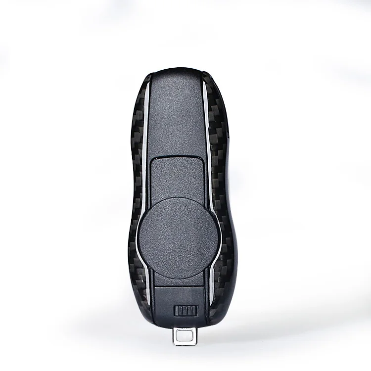 For PORSCHE 92A 970 981 911 991 918 MACAN Genuine Carbon Fiber Car Key Case Remote Fob Cover Shell Auto Protective |