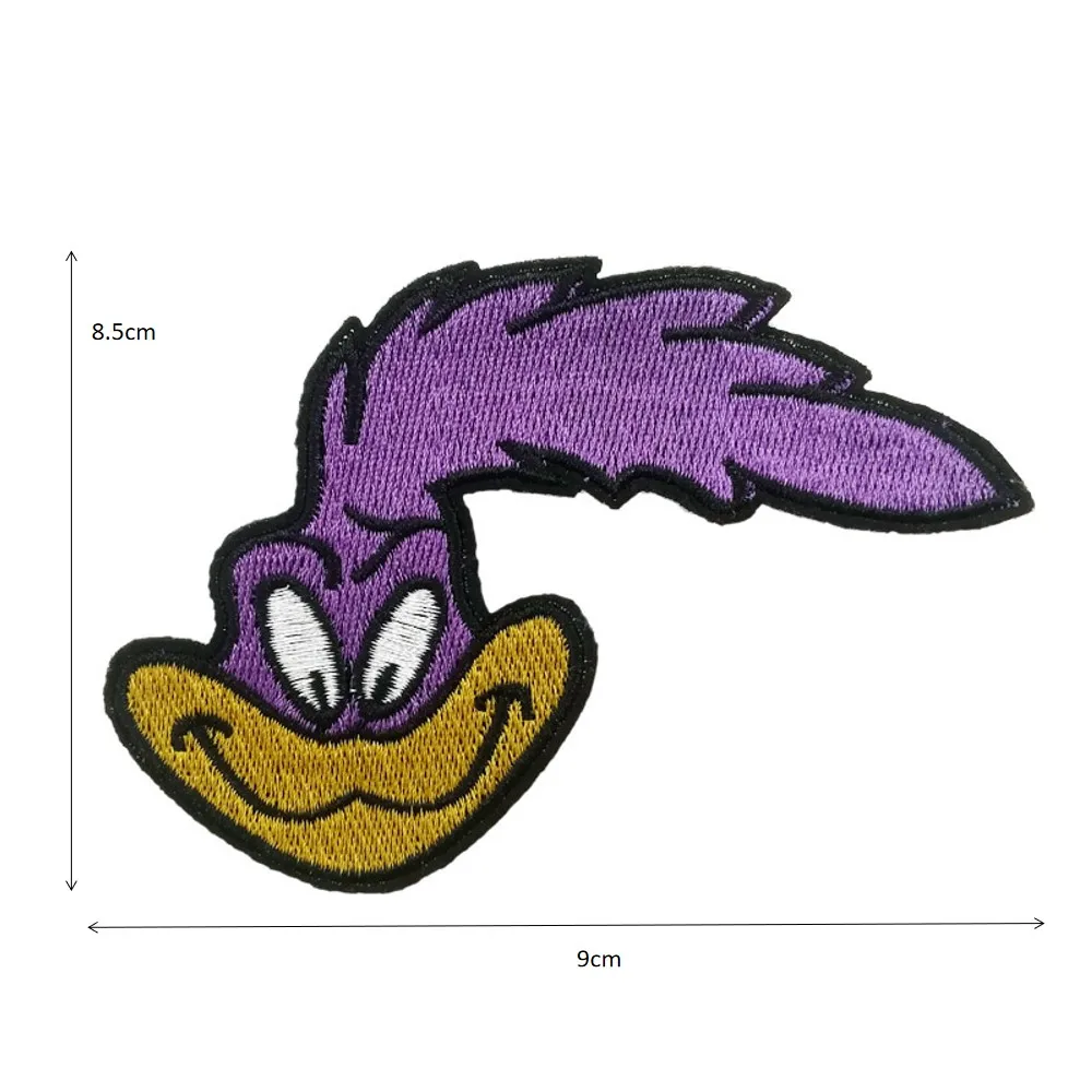 Марвин Марсианская дорожка стоящая высечка Looney Tunes Yosemite Sam Даффи Дак жуки кролик вышивка железа на патч - Цвет: Прозрачный