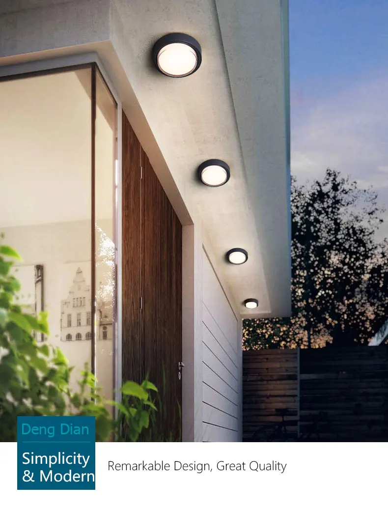 Osram СВЕТОДИОДНЫЙ потолочный светильник водонепроницаемый наружный светильник ing настенный светильник садовый настенный светильник алюминиевый 12 Вт IP54 двухслойный ПК диффузор