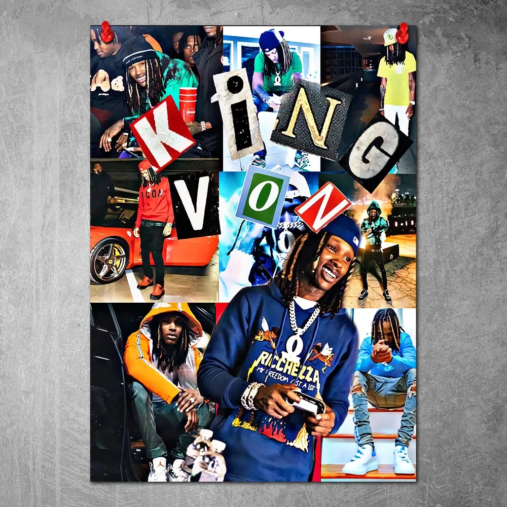 

Modern Canvas Poster Black Rap Wall Art Painting Nordic Posters and Prints Wall Pictures for Home Decor No Frame