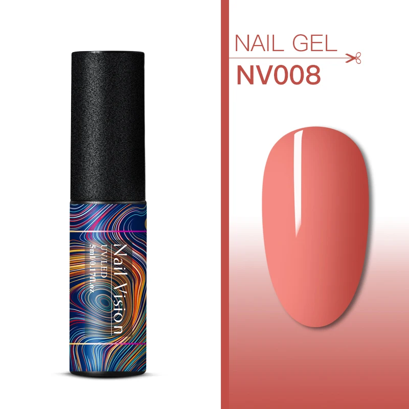 S06603 Nail Vision, 176 цветов, чистый цвет, набор гель-лаков, UV Vernis, полуперманентный, впитывающий, 5 мл, Гель-лак для ногтей, маникюра - Цвет: S06603