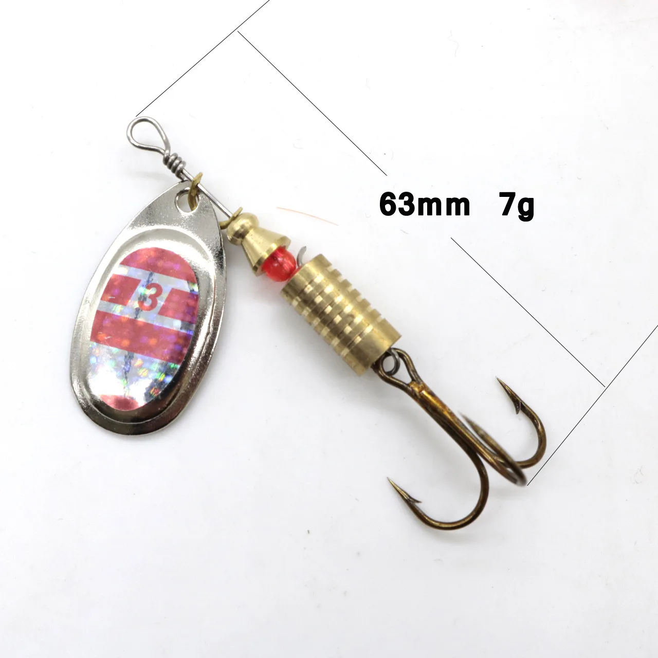 Metal Spoon Spinner Fishing Lure 10pcs Set Spoonbait Crankbaits Fishing Wobblers for Pike Crochet Kit Artificial Bait