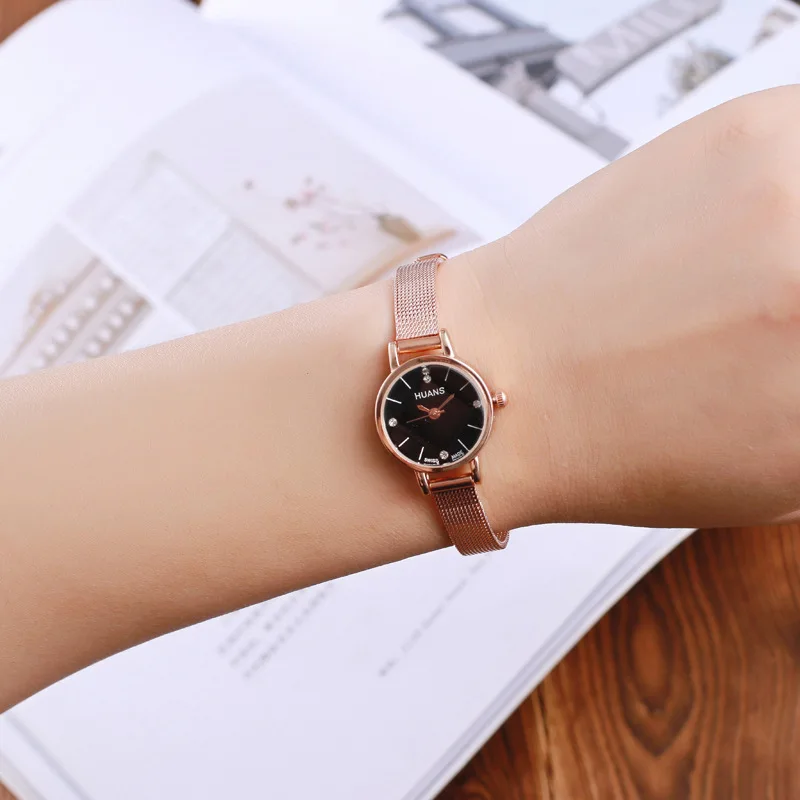 

2020 Direct Selling Elegant Temperament Hot Style Restoring Ancient Ways Small Dial Thin Belt For Women Fashion Watch Quartz
