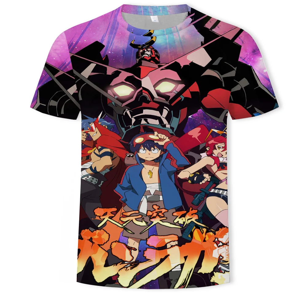 

2021 Summer Men's 3D Printing Pirate Anime T-shirt Fashion New Loose Sports Short Sleeve XXS-6XL