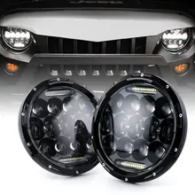 Светодиодные фары 2x75 Вт 7 дюймов для Lada Niva 4x4 H4 Ближний и Дальний