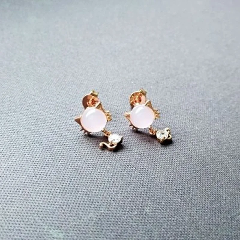 

Rose Gold Pink Crystal Pear Water Drop Jewelry 4-piece Set Ring Earrings Bracelet Necklace Set Wedding Engagement Jewelry