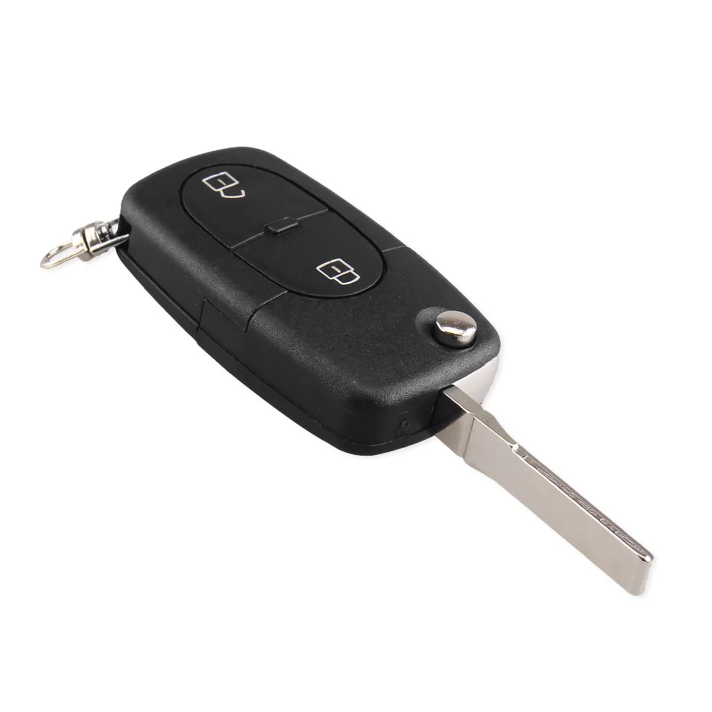 Чехол KEYYOU 10x для Audi A2 A3 A4 A6 старые модели CR1620/CR1616 2 кнопки откидной складной с
