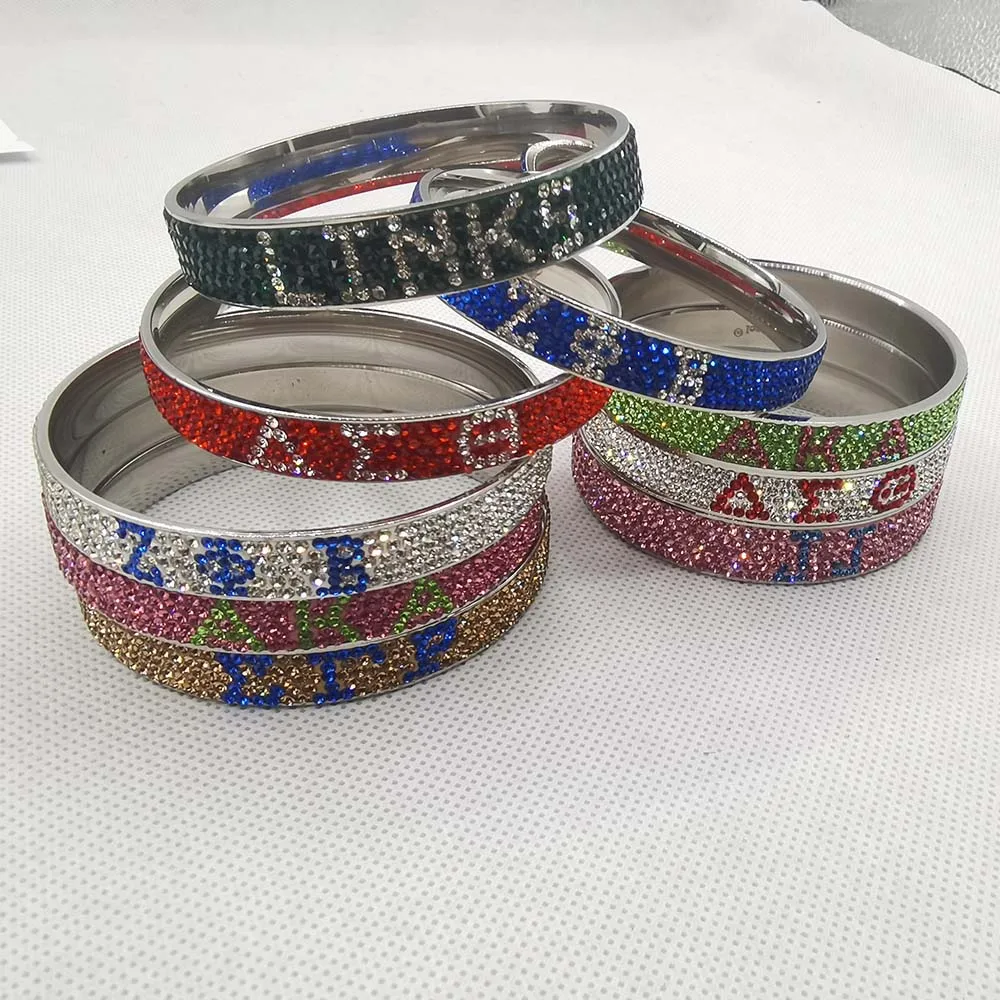 

9 Style Greek Sorority AEO Rhinestone Fashion Women Jewelry