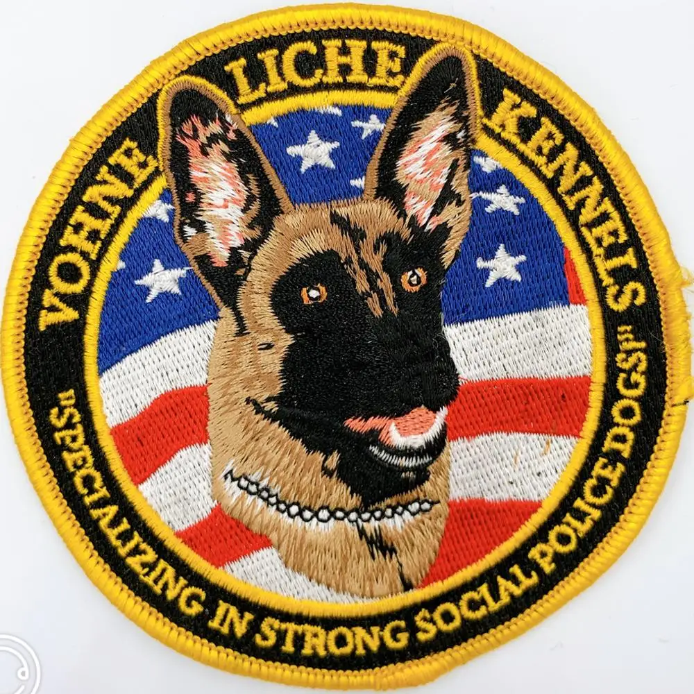 

Customized Patch Display: Police Dog