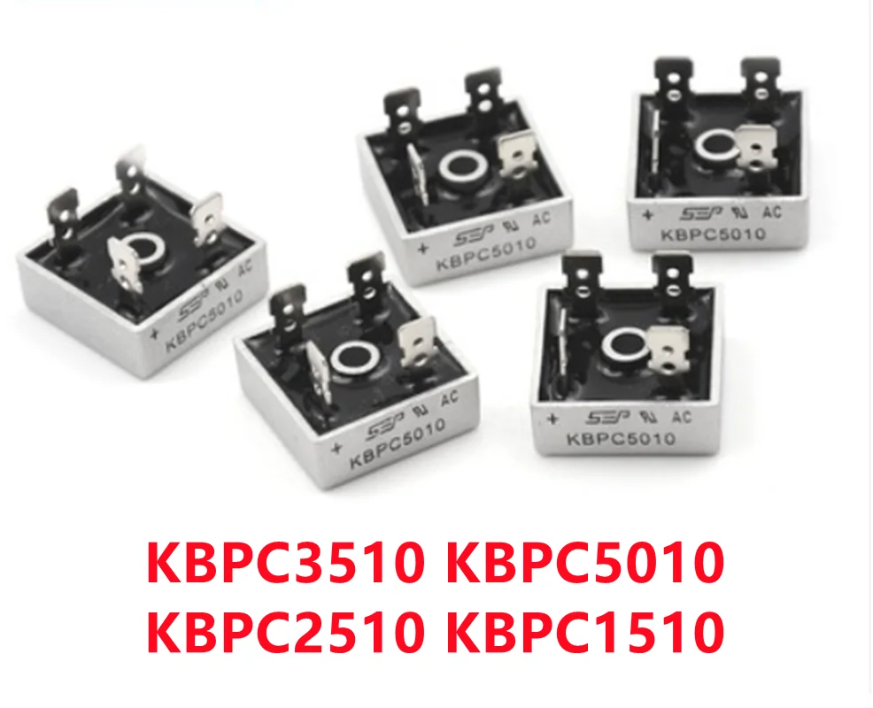 Мостовой реактор KBPC3510 напряжение 1000 В ток 35 А однофазный выпрямитель KBPC1510 мост