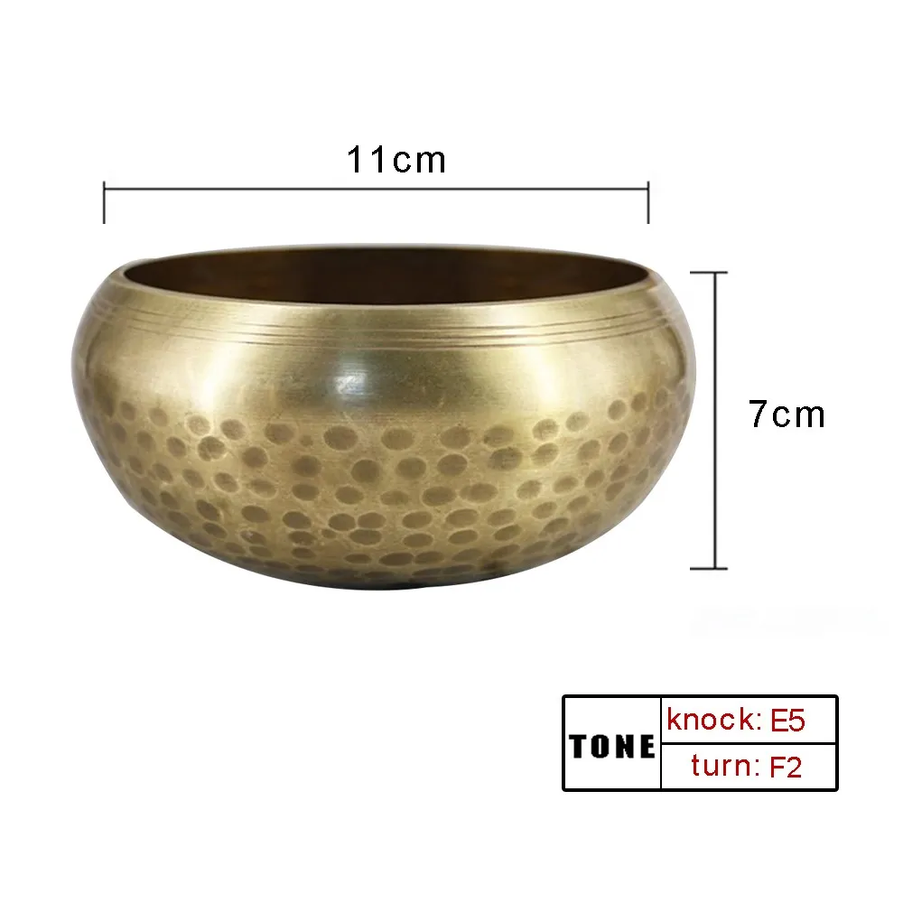 

Tibetan Singing Bowl Set Buddha Sound Bowl Nepal Handmade Meditation Chanting Bowl buddhism belief for Healing and Mindfulness
