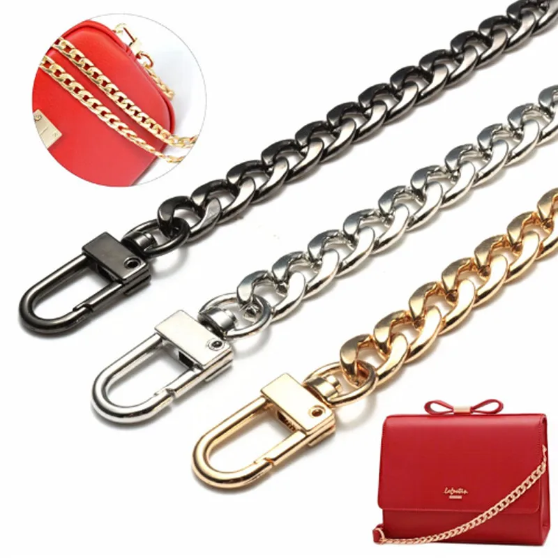 Металлическая цепочка 120 см для сумок на плечо ремень с ручкой ручной работы