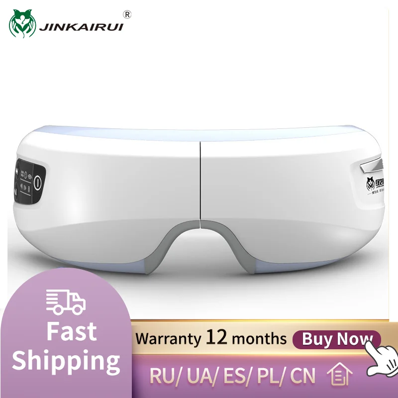 Jinkairui Новый 4D Bluetooth массажер для глаз музыкальный массаж электрическая умная