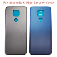 back battery cover rear door panel housing case for motorola moto g play 2021 battery cover replacement part