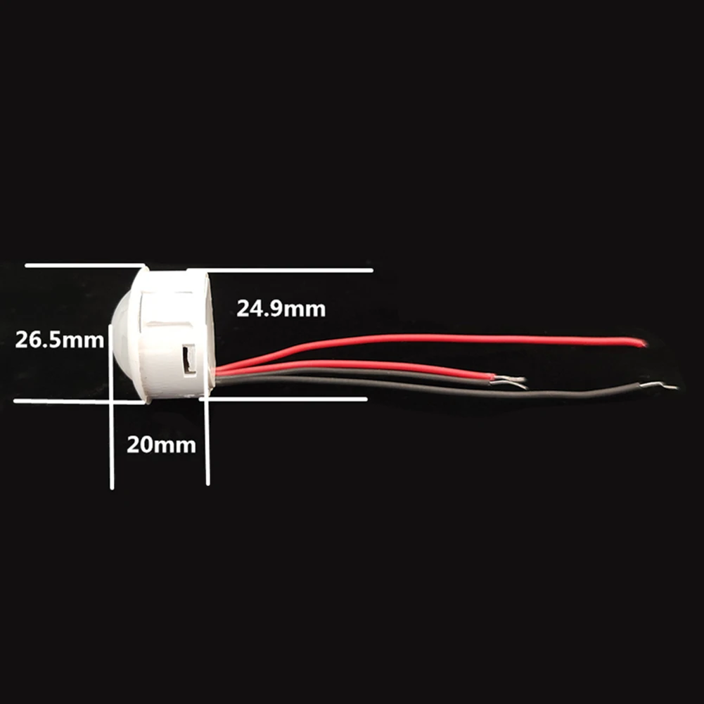 DC 12V 24V Wiring Infrared Sensor Ceiling Lamp Human Body Induction Switch PIR Motion Movement Sensing Light Switches | Обустройство