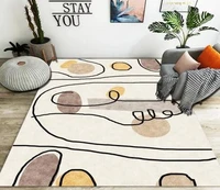 nordic geometric rectangular carpet bedroom living room home decoration mat