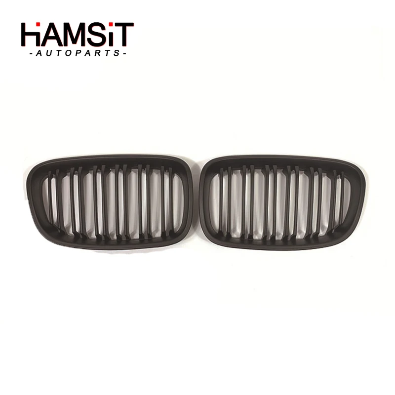 

Hamsit Parallel Bars Dumb Black Modified Front Grille Grid Car Modified Radiator For BMW 1 Series Hatchback F20 2012-2014