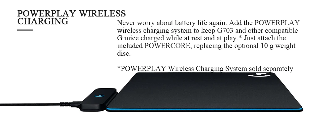 Беспроводная игровая мышь gitech G703 hero LIGHTSPEED 16000 dpi hero sensor для Беспроводная оптическая мышь геймера