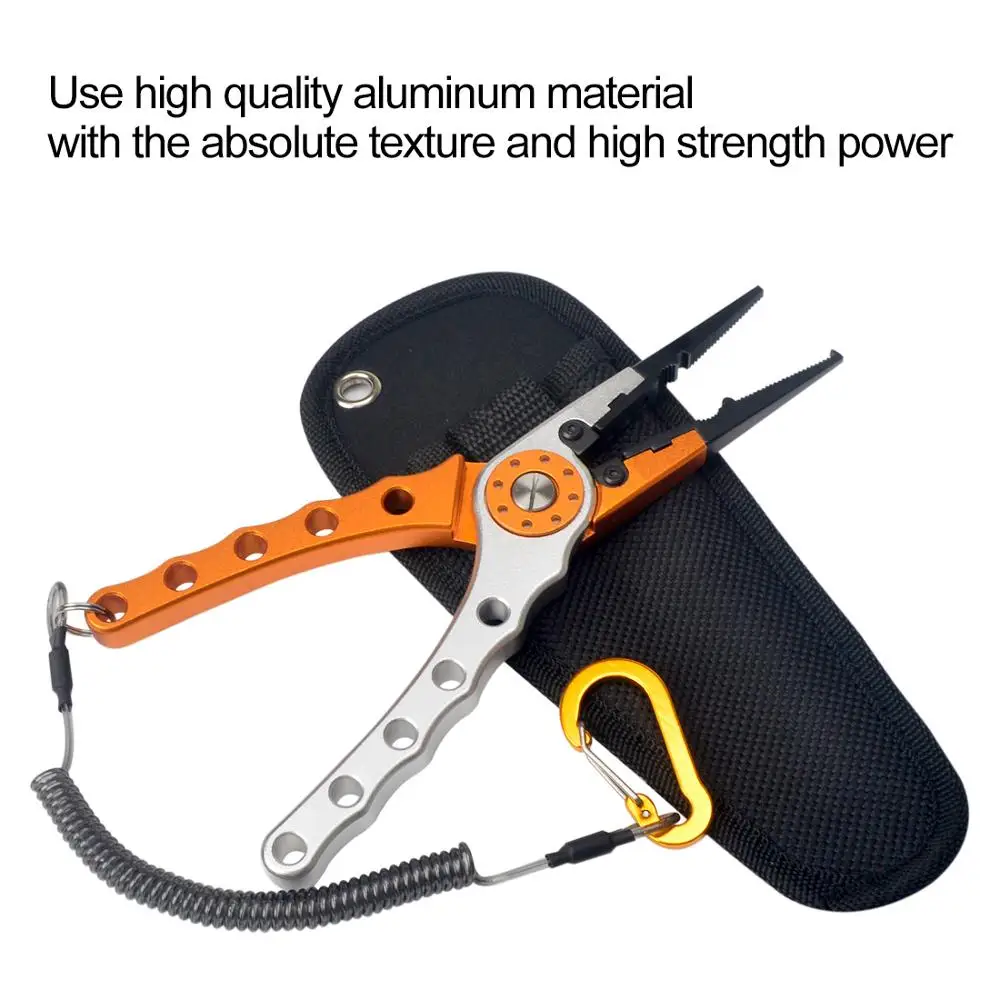 

Fishing Pliers Fishing Tools Line Cutter Multifunctional Knot Aluminum Alloy Scissors Hook Remover 150g 20CM Fishing Equipment