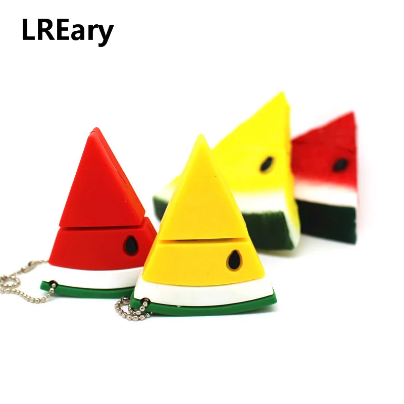 

Creative Watermelon model USB Flash Drive 64GB 32GB 16GB 8GB 4GB Pen Drive Memory Stick USB 2.0 Disk 128GB Fruit Pendrive toys