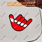 Diver вниз флаг Shaka повесить свободно акваланг Наклейка виниловая Светоотражающая Глянцевая для дайвинга