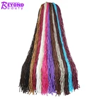 Синтетические Искусственные косички Zizi, цветные искусственные волосы для наращивания, коричневые, розовые, синие, красные волосы для женщин