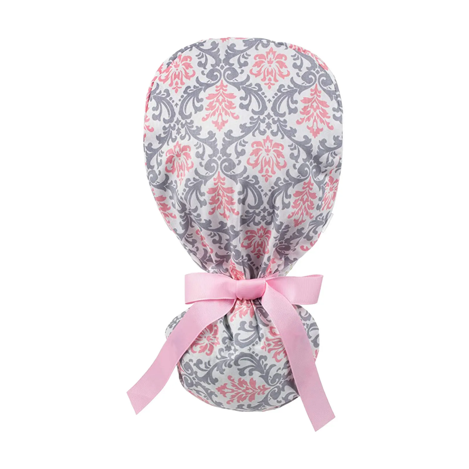 

Gorros Enfermera Unisex Adjustable Cotton Scrubs Nurse Hat Buttons Long Hair Sweatband Hat Nurse Cap gorro sanitario mujer L*