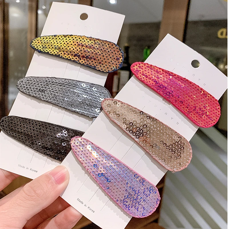 M MISM INS ручная работа цветные заколки для волос с блестками женские модные