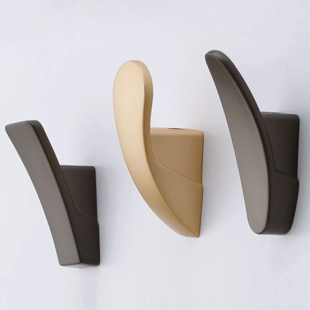 

2 шт. цвета: черный, золотистый, Серебристый; Современный простой одинарный крючок Кухня Туалет крючок для одежды спальня балкон крючок мебе...